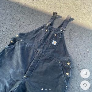 Black Carhartt Overalls